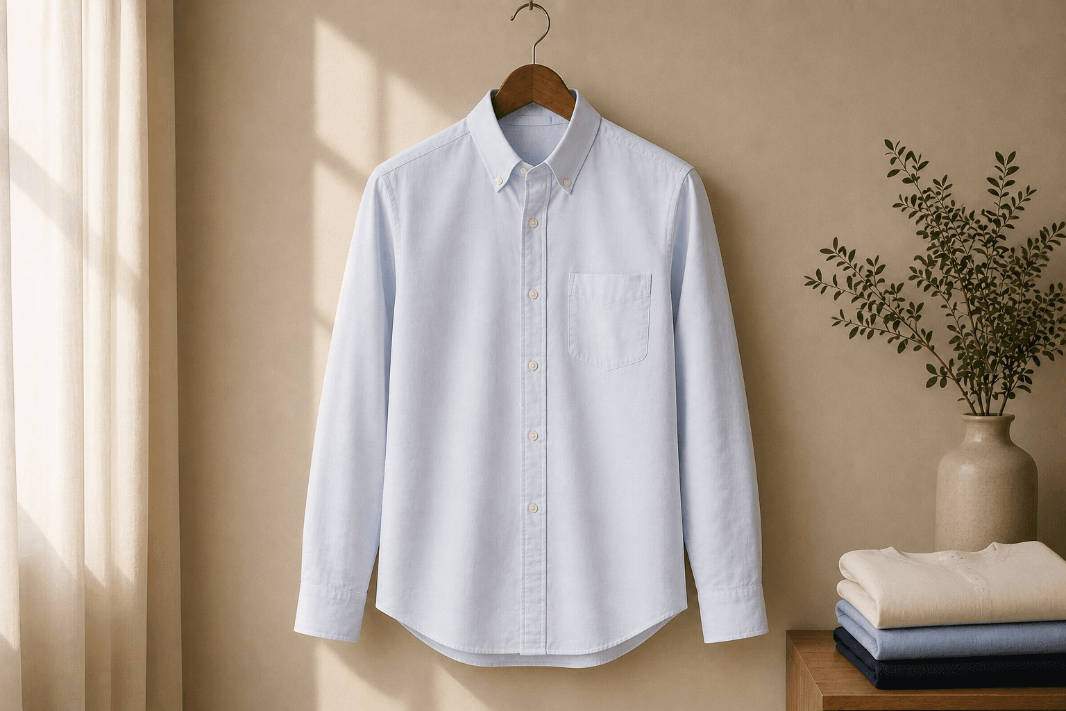 Camisa Oxford